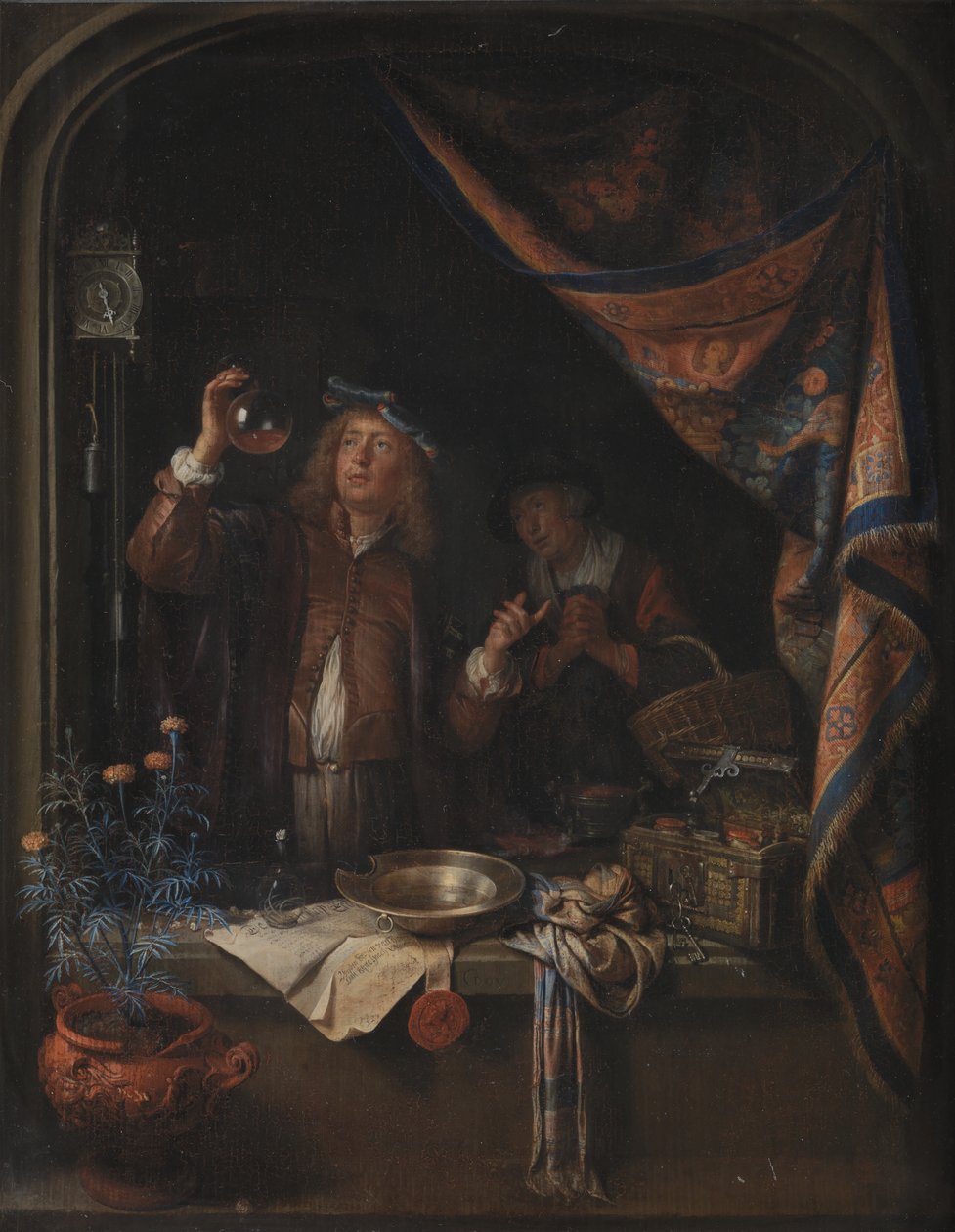 Wizyta u lekarza autorstwa Gerrit Dou