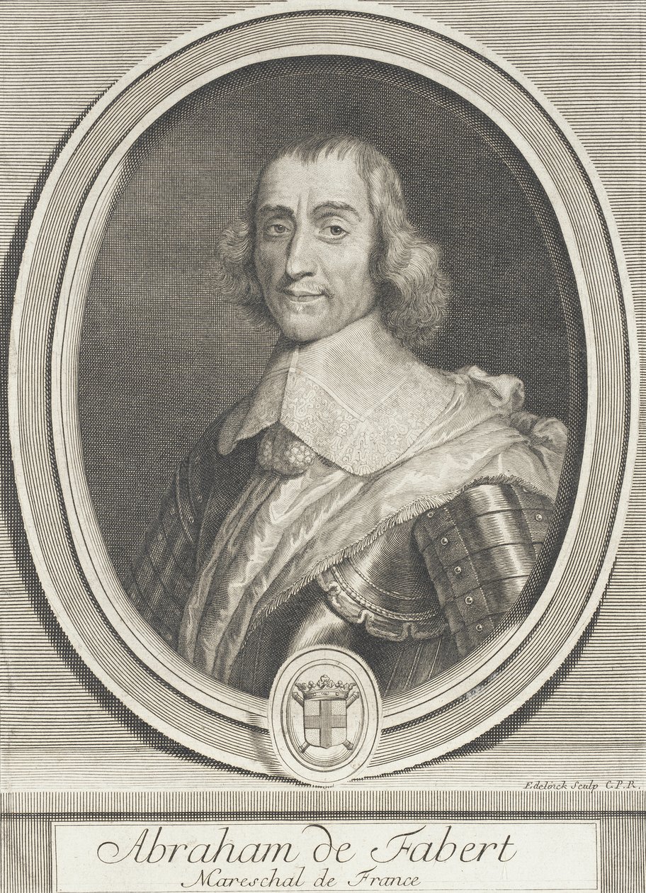 Abraham de Fabert, marszałek Francji autorstwa Gérard Edelinck