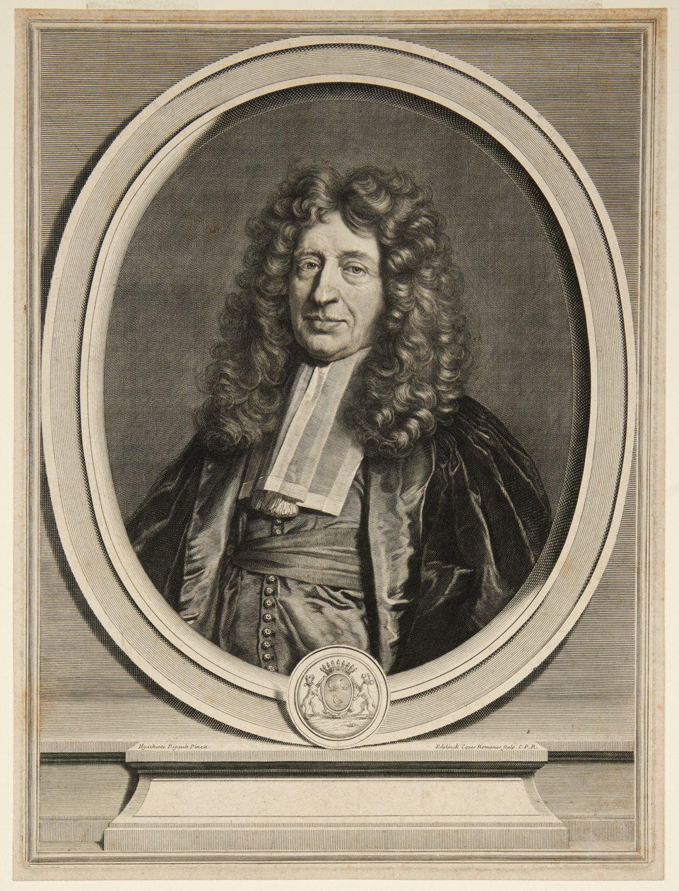 Claude Gédéon Berbier du Metz, hrabia de Rosnay autorstwa Gérard Edelinck