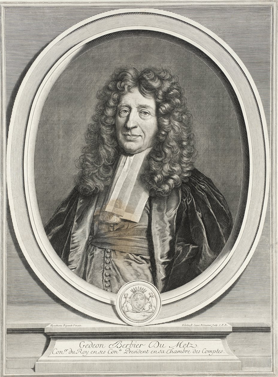 Gédéon Berbier du Metz autorstwa Gérard Edelinck