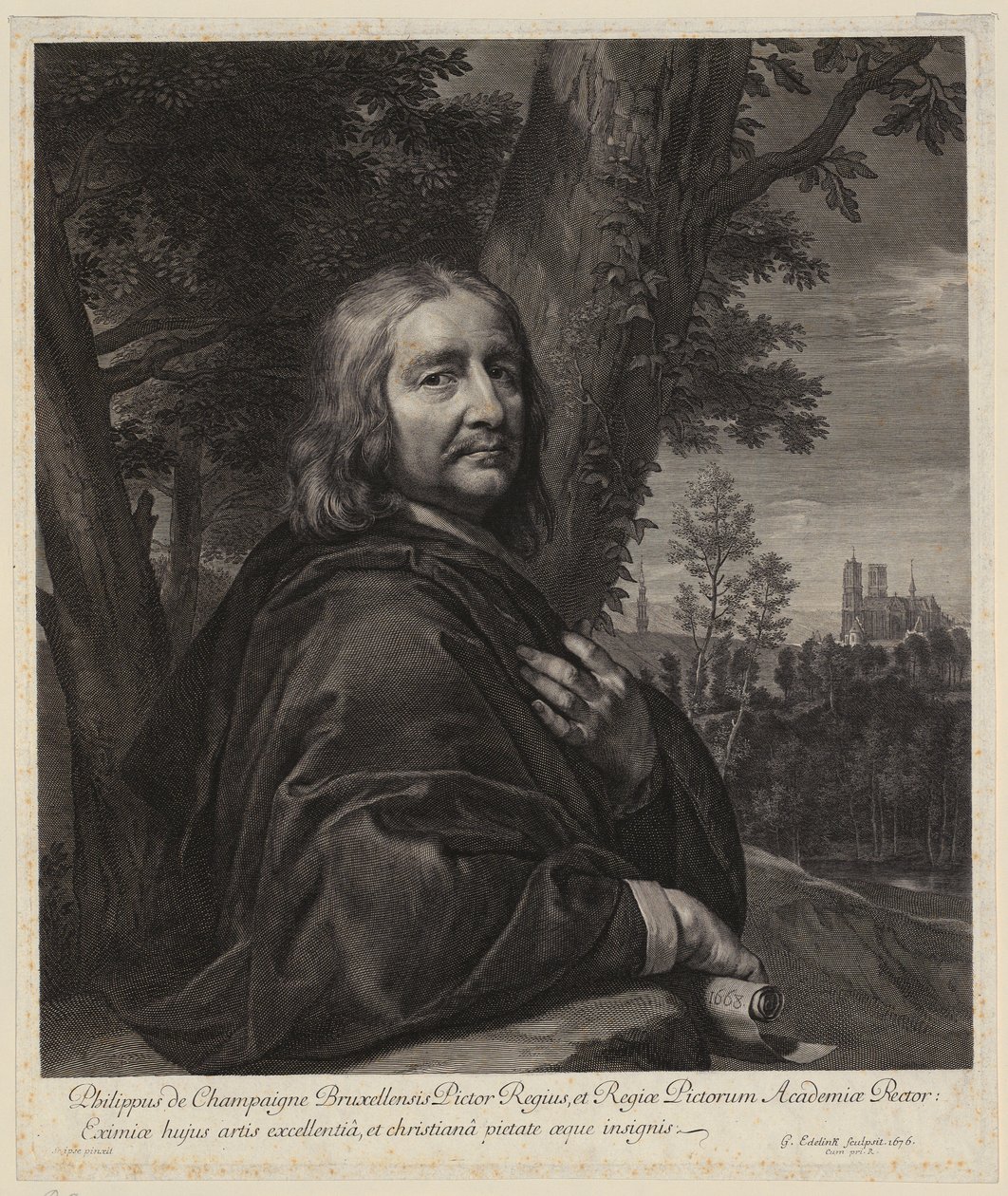 Święty Franciszek Ksawery autorstwa Gérard Edelinck