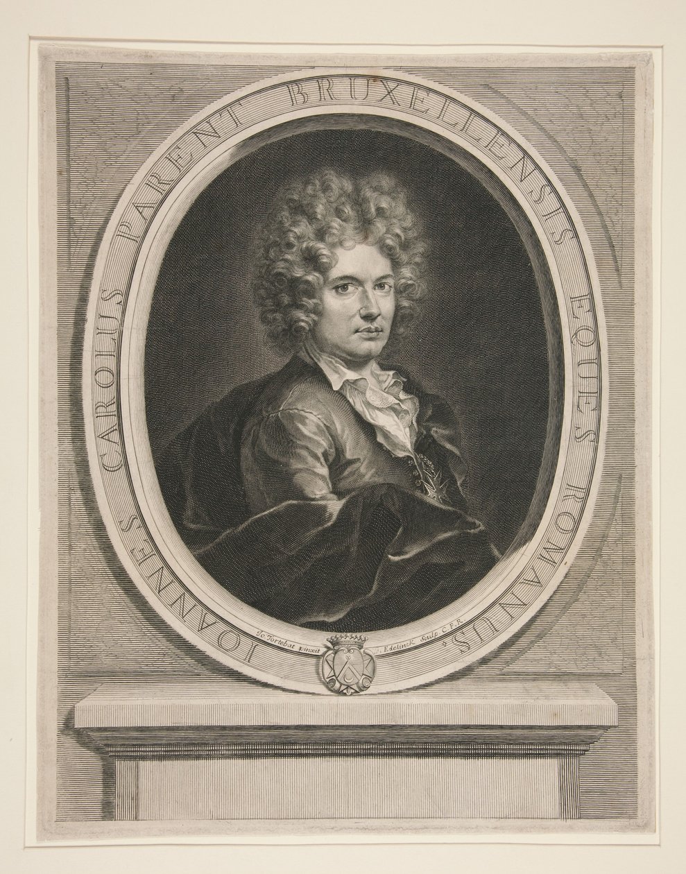 Jean Charles Parent, obywatel Brukseli autorstwa Gérard Edelinck
