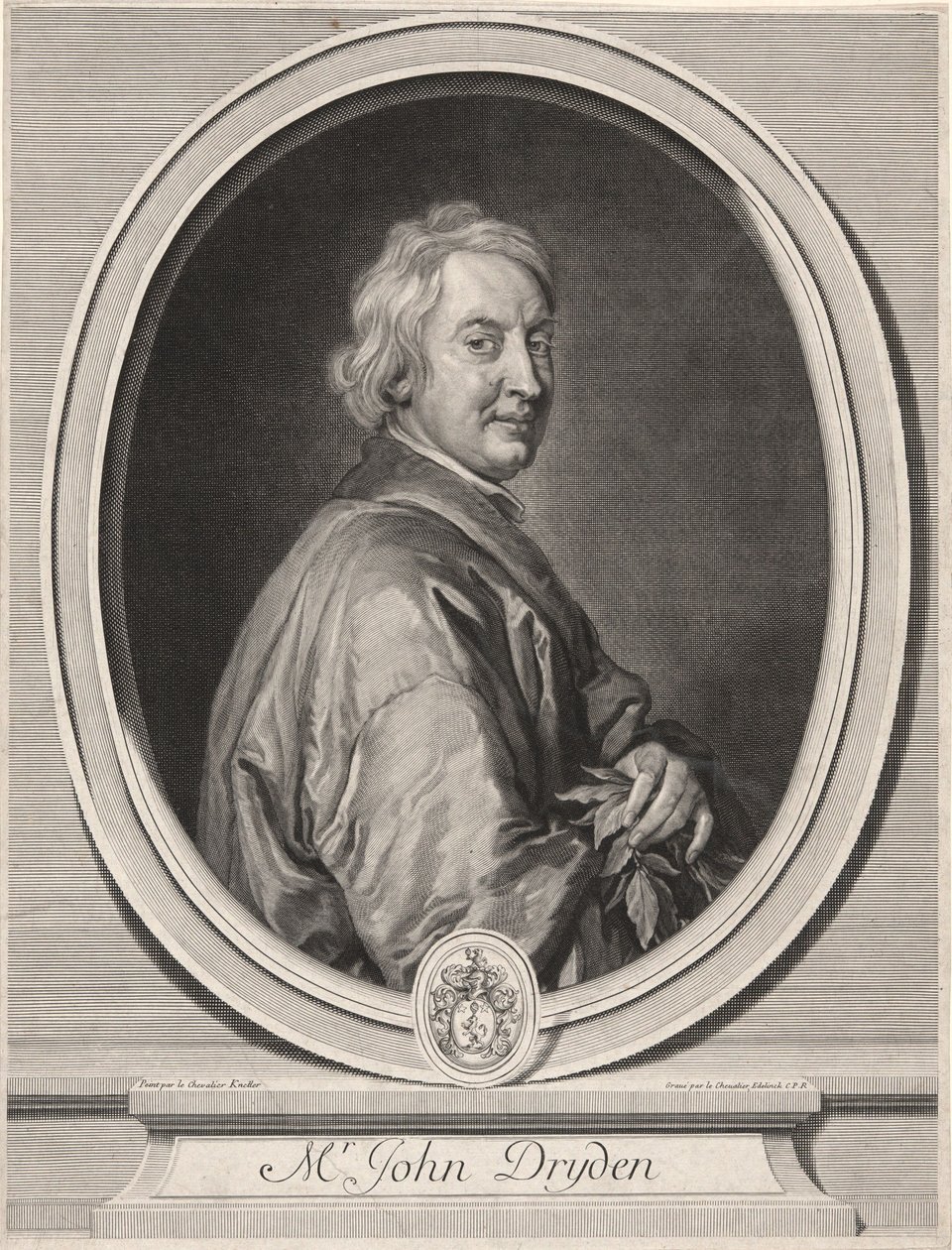 John Dryden (1631-1707) autorstwa Gérard Edelinck