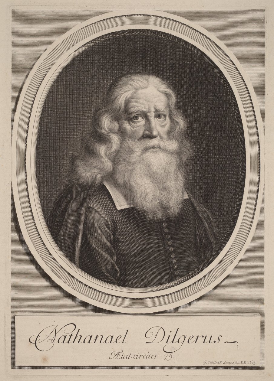 Nathanael Dilgerus autorstwa Gérard Edelinck