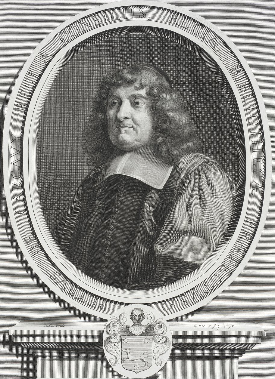 Pierre de Carcavy autorstwa Gérard Edelinck