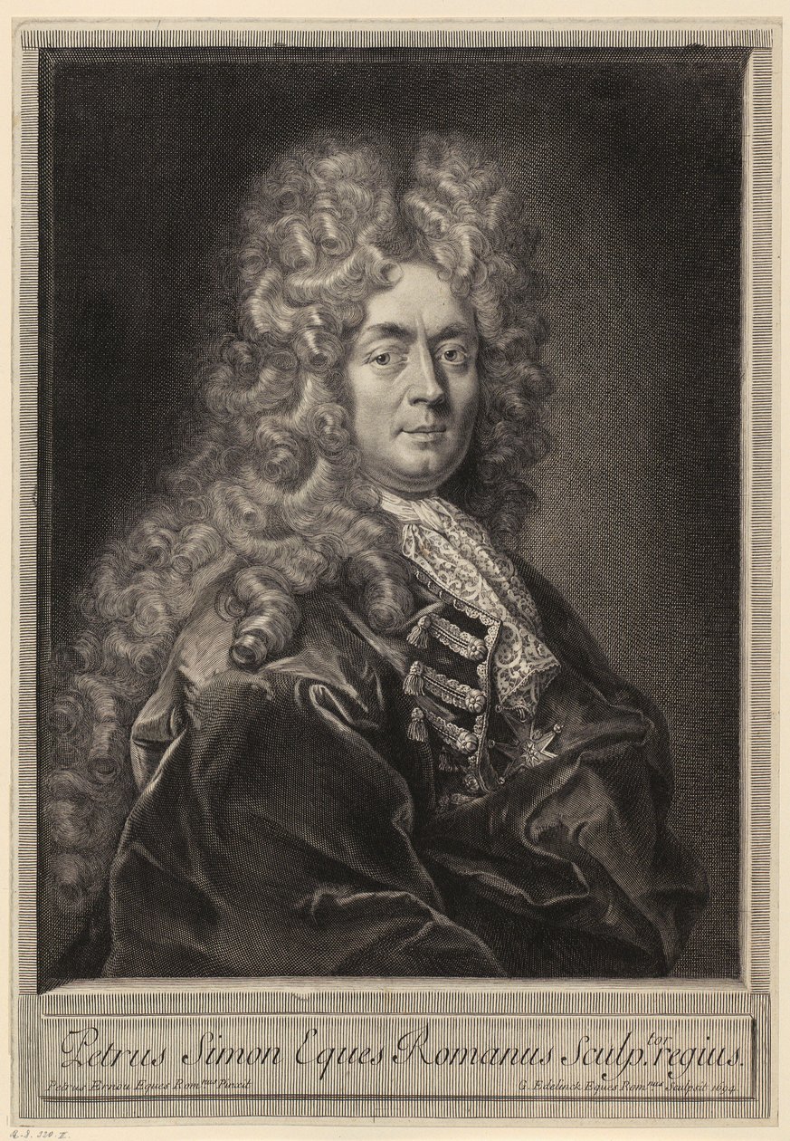 Portret André Hameau autorstwa Gérard Edelinck