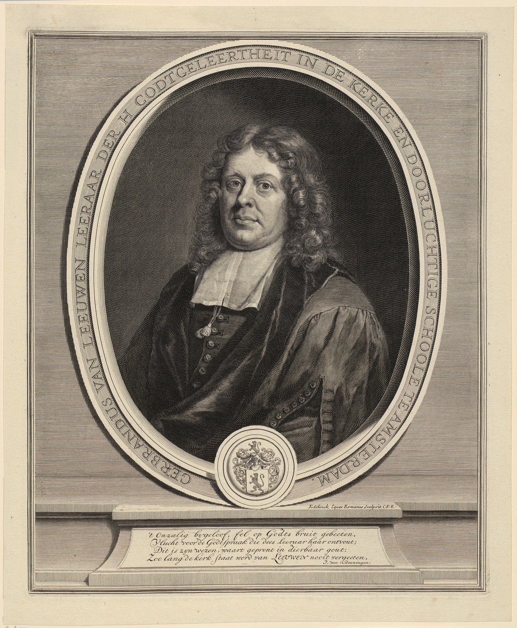 Portret Julesa-Paula de Lionne autorstwa Gérard Edelinck