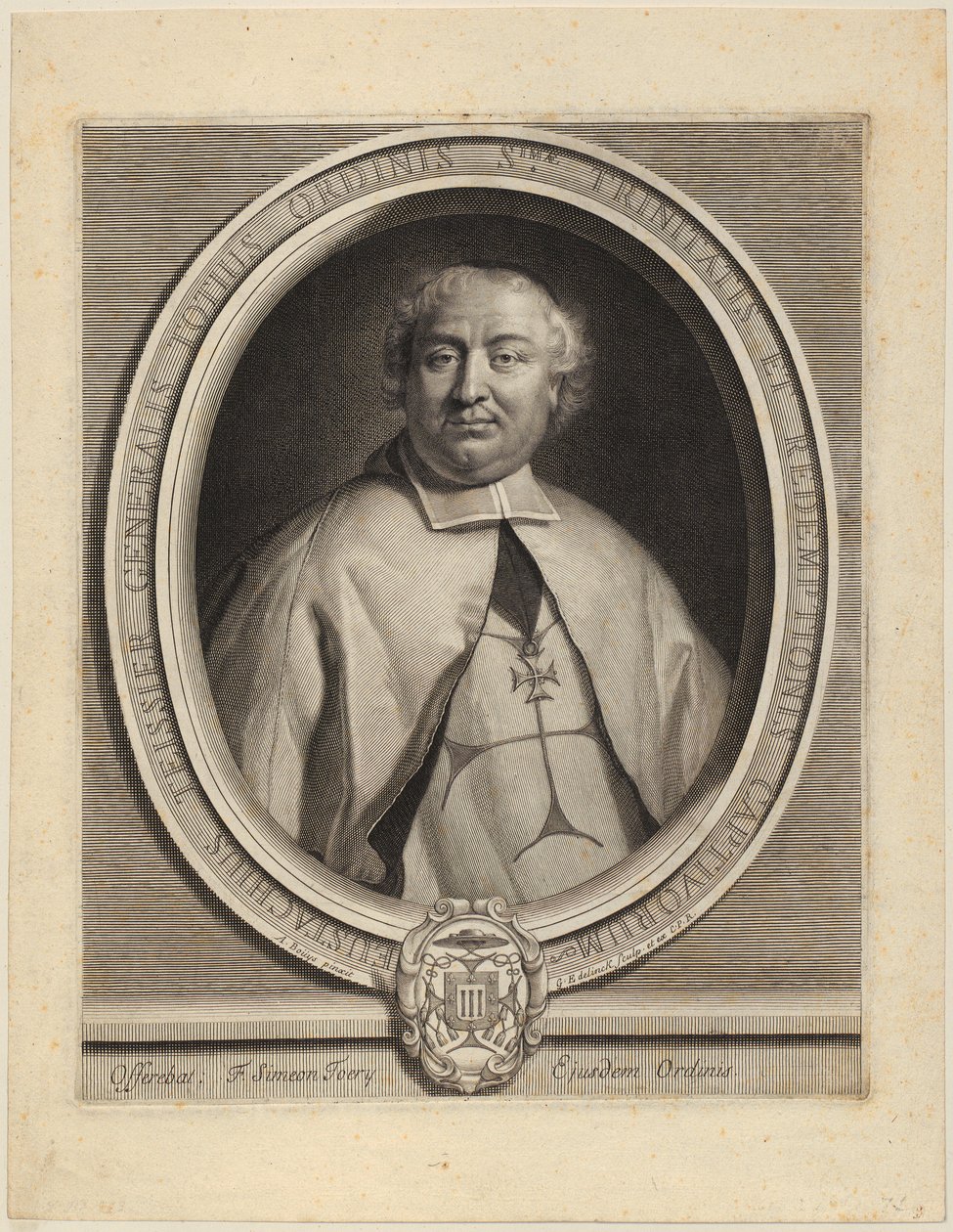 Portret Nicolasa Parfaicta autorstwa Gérard Edelinck