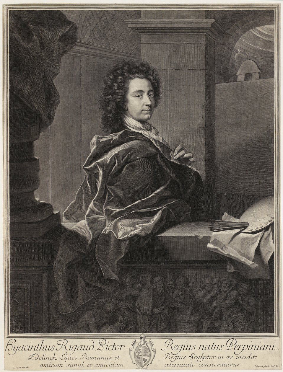 Portret Tycjana autorstwa Gérard Edelinck
