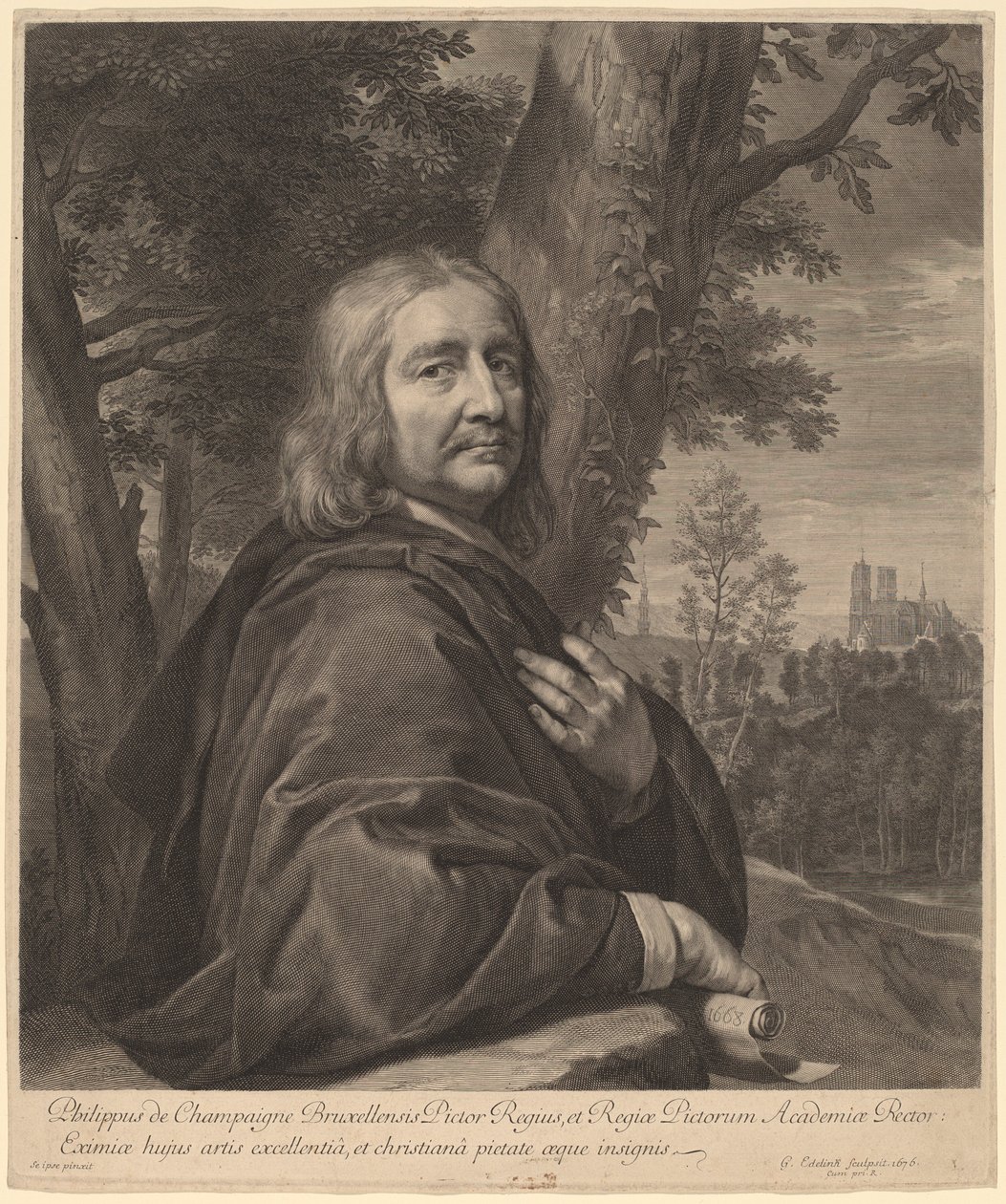 Filip z Szampanii autorstwa Gerard Edelinck after Philippe de Champaigne