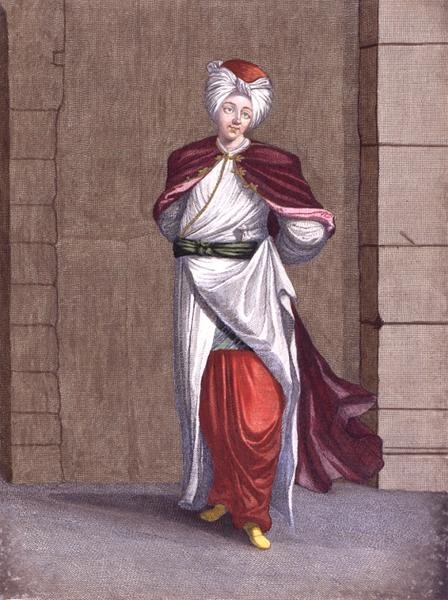 Tchelebi, młody turecki lord autorstwa Gerard Jean Baptiste Scotin