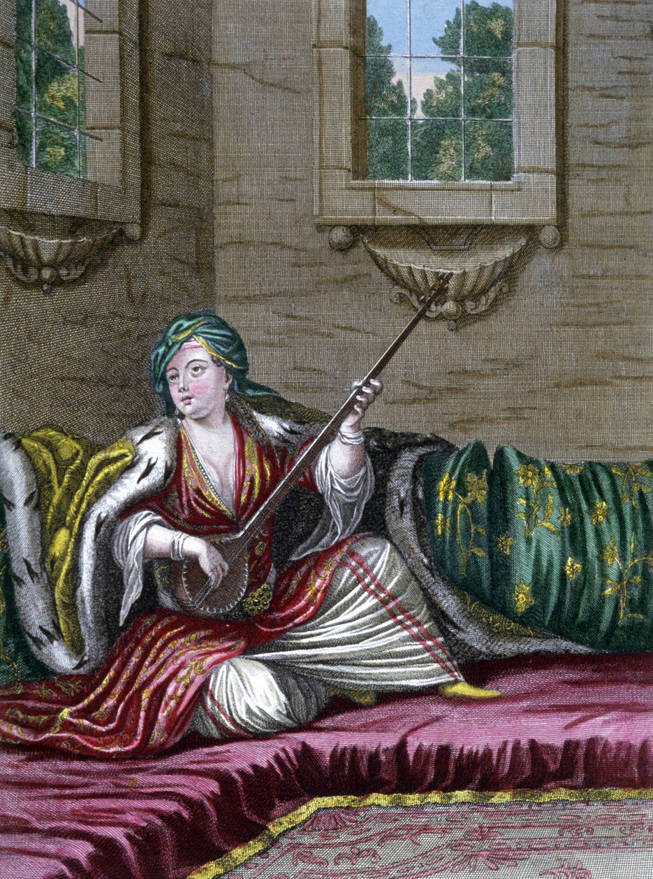 Turecka dama autorstwa Gerard Jean Baptiste Scotin