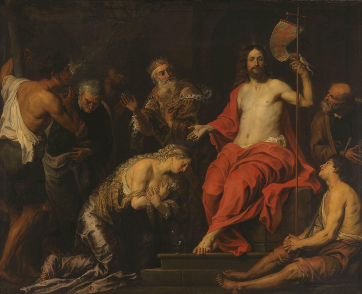 Chrystus i skruszeni grzesznicy autorstwa Gerard Seghers