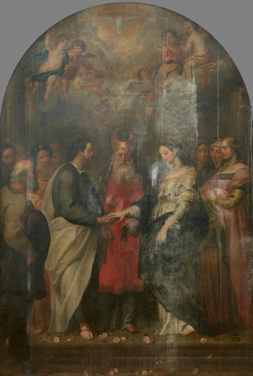 Niderlandzki: Małżeństwo Maryi Małżeństwo Maryi autorstwa Gerard Seghers