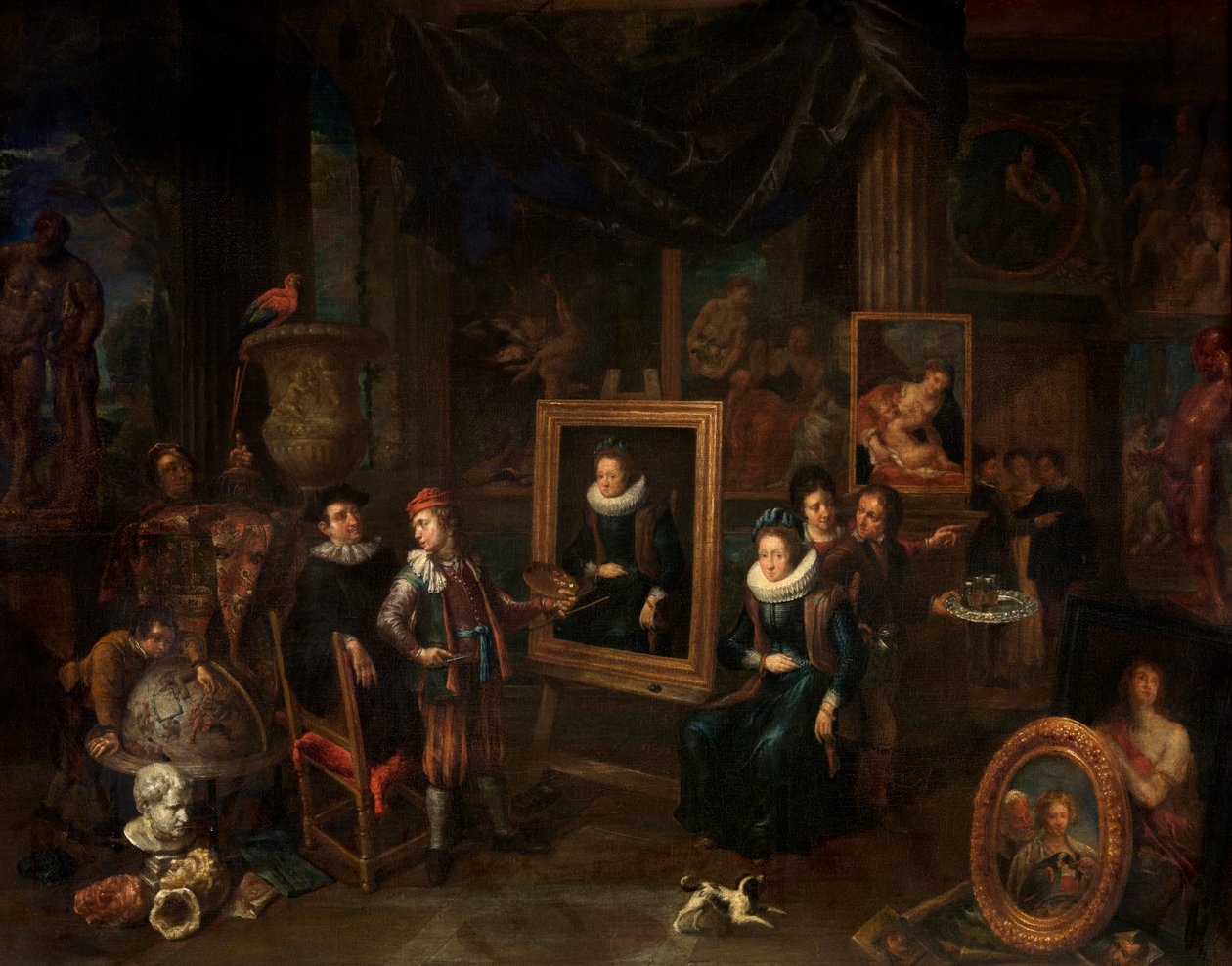 Pracownia malarza (olej na płótnie) autorstwa Gerard Thomas