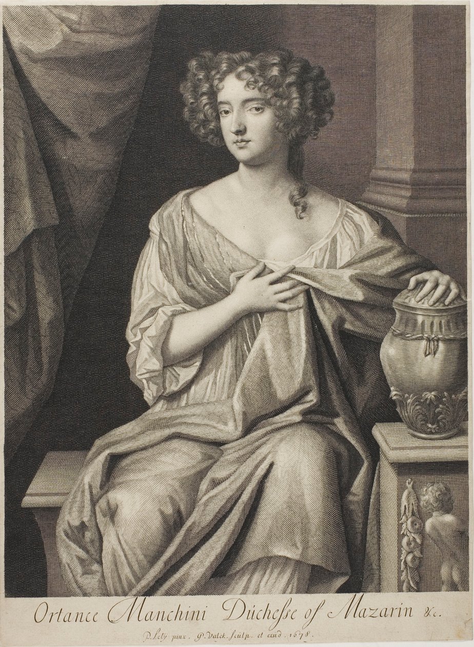 Hortensia Mancini, księżna Mazarin autorstwa Gerard Valck