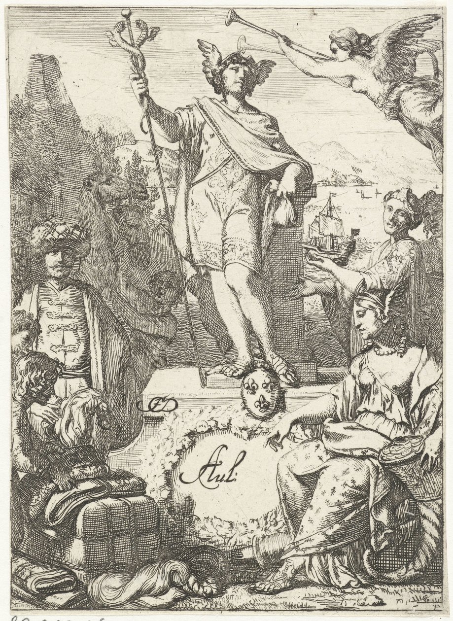 Alegoria handlu z Merkurym autorstwa Gerard de Lairesse (rejected attribution)