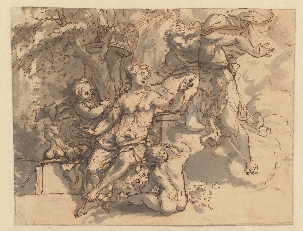 Reprezentacja mitologiczna lub alegoryczna autorstwa Gerard de Lairesse (rejected attribution)