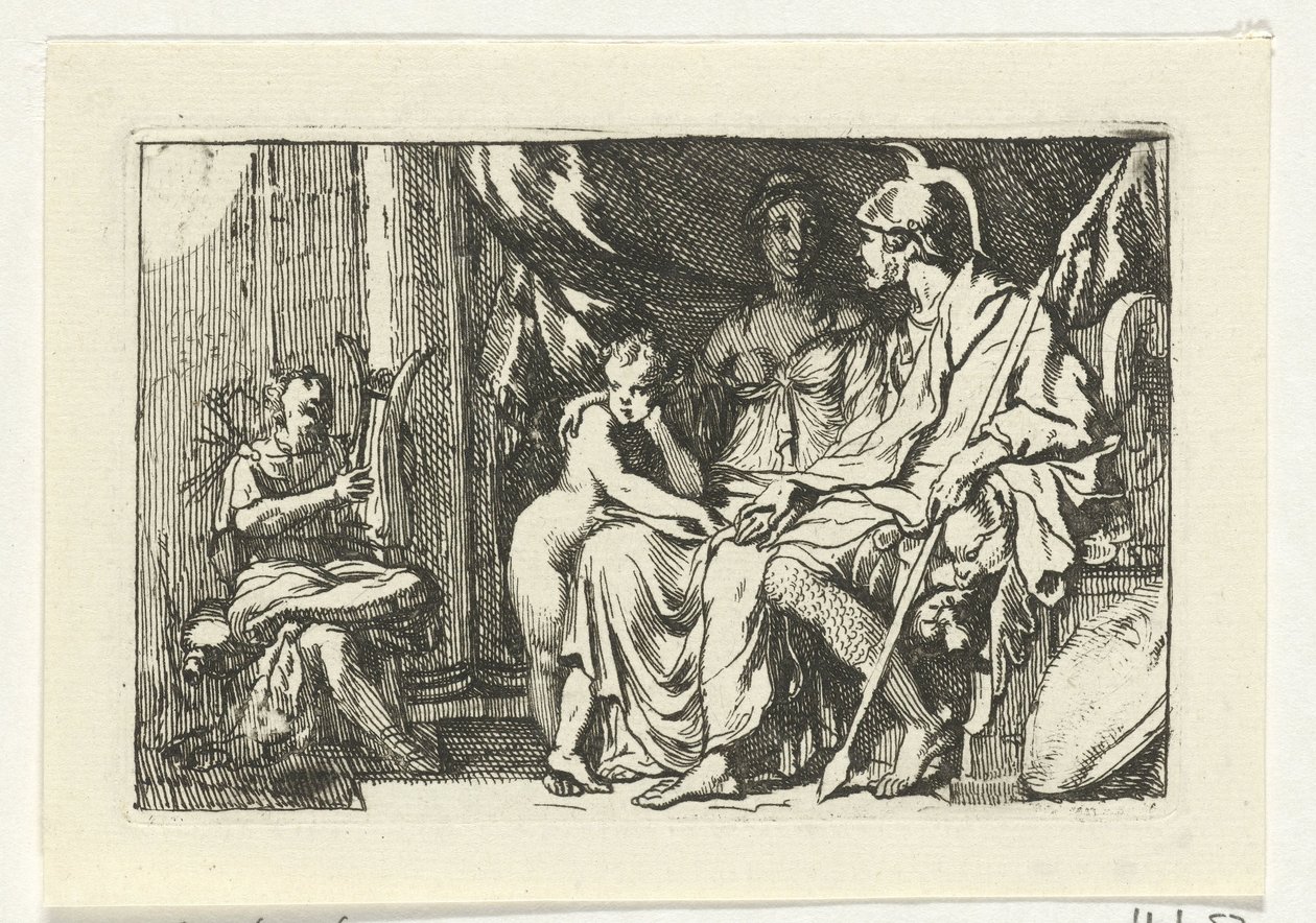 Eneasz opowiada Dydonie o swoich przygodach Historia Dydony i Eneasza (tytuł serii) autorstwa Gerard de Lairesse