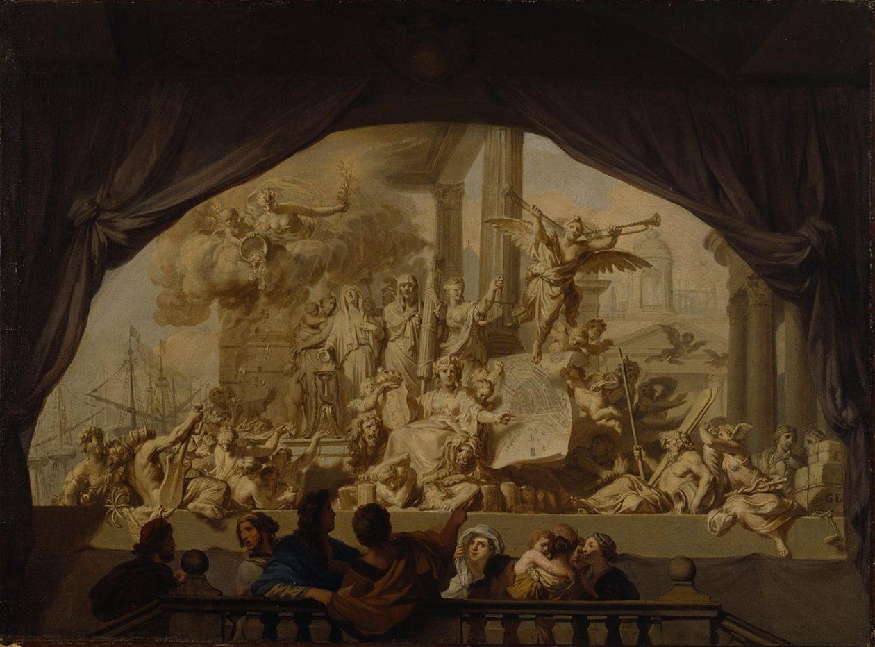 Alegoria chwały Amsterdamu autorstwa Gerard de Lairesse