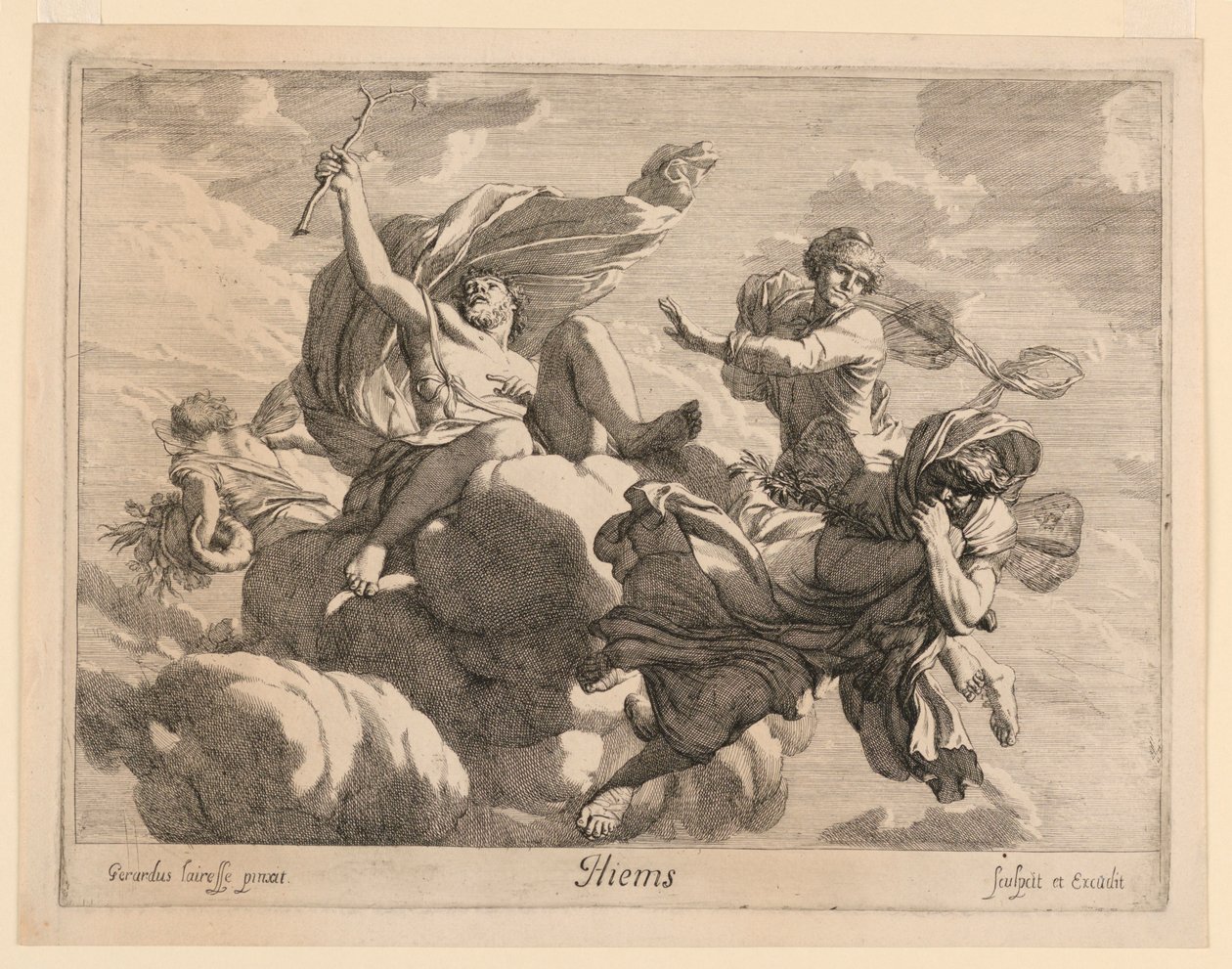 Zima autorstwa Gerard de Lairesse