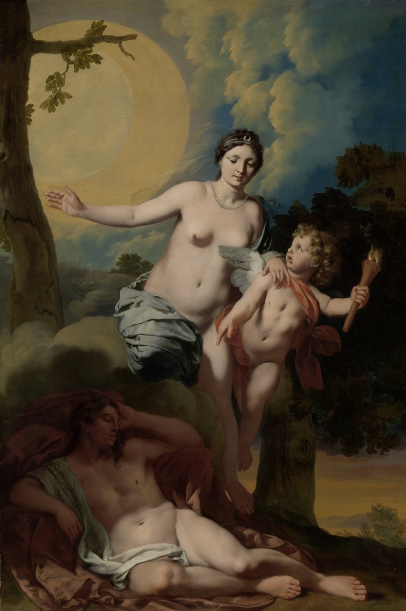 Selene i Endymion autorstwa Gerard de Lairesse