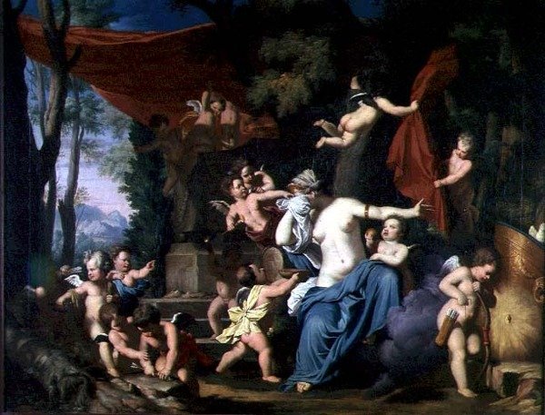 Wenus Żałoba Adonis (olej na płótnie) autorstwa Gerard de Lairesse