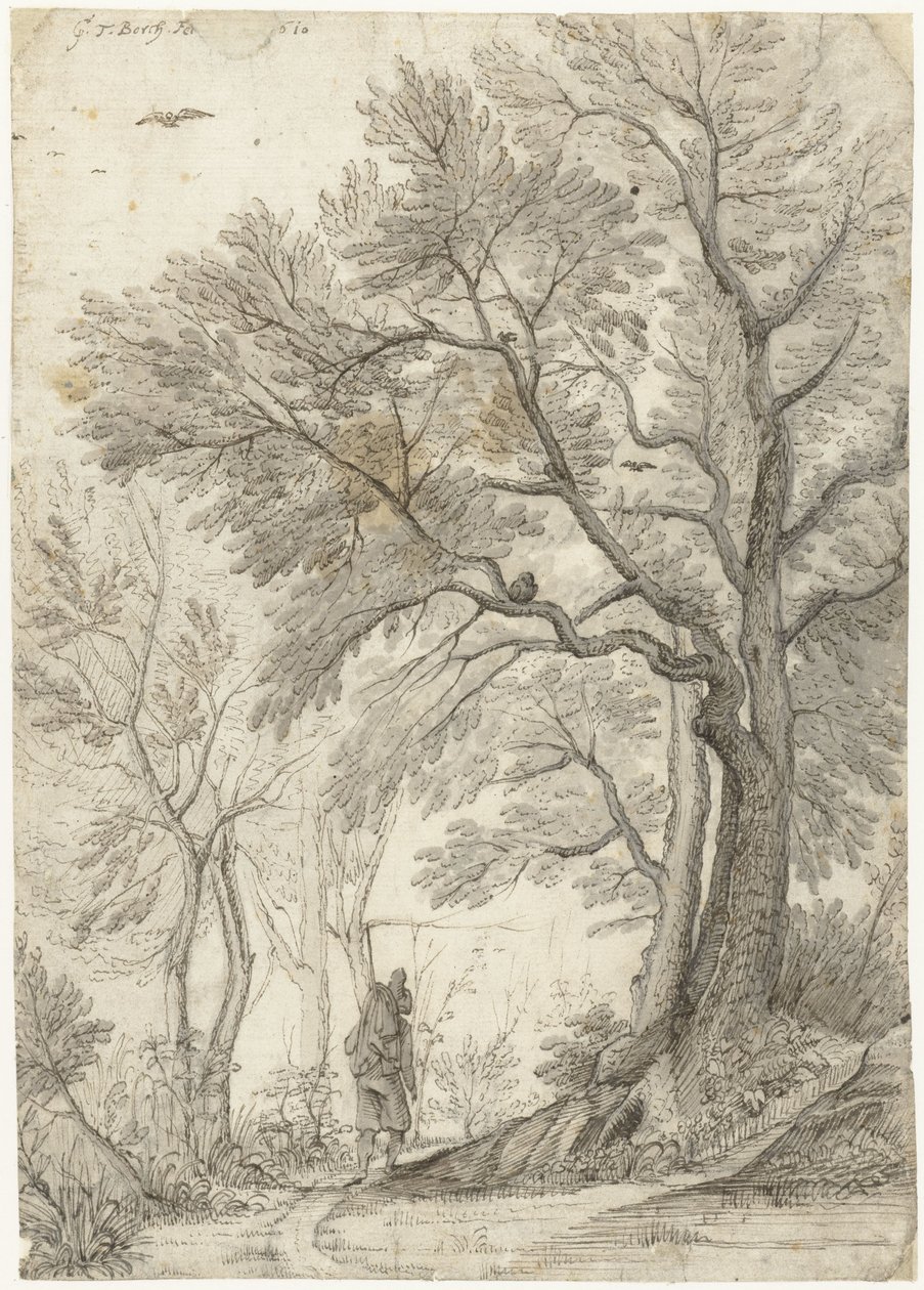 Las Villa Madama poza Rzymem autorstwa Gerard ter Borch