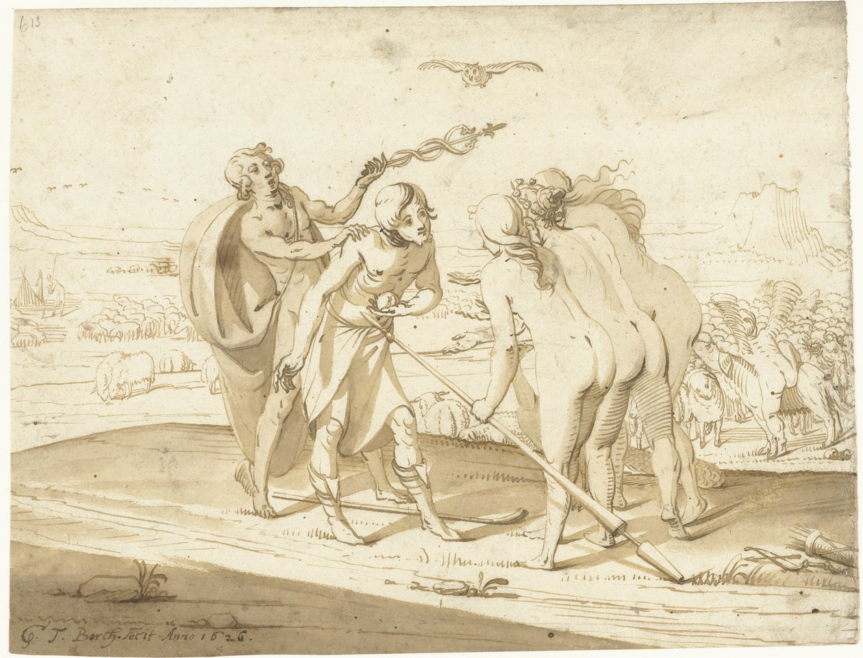 Wyrok Paryża autorstwa Gerard ter Borch