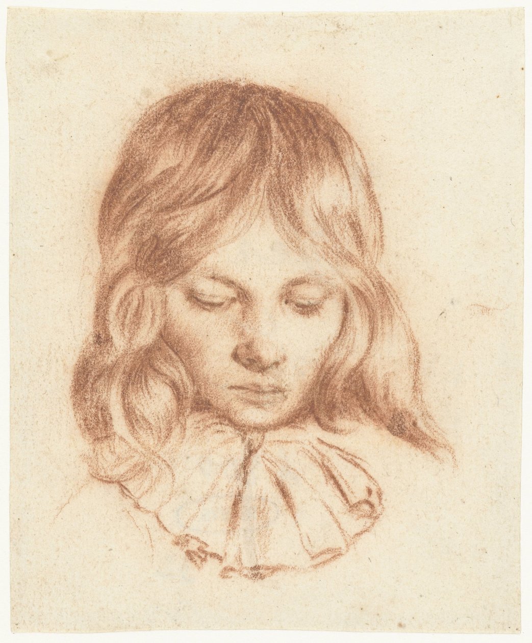 Chłopiec ze spuszczonymi oczami autorstwa Gerard ter Borch (II)