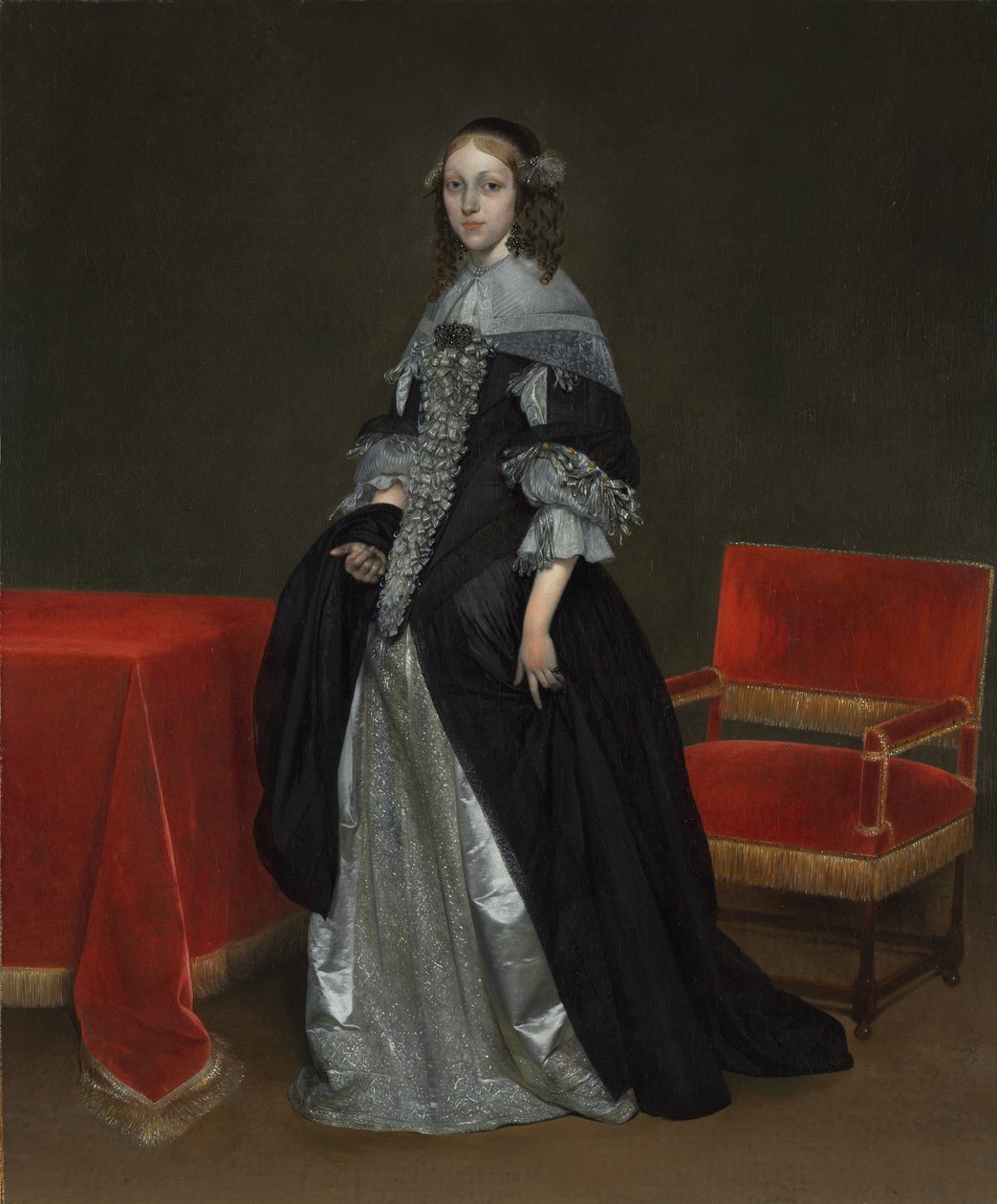 Portret kobiety, ok. 1665. autorstwa Gerard ter Borch
