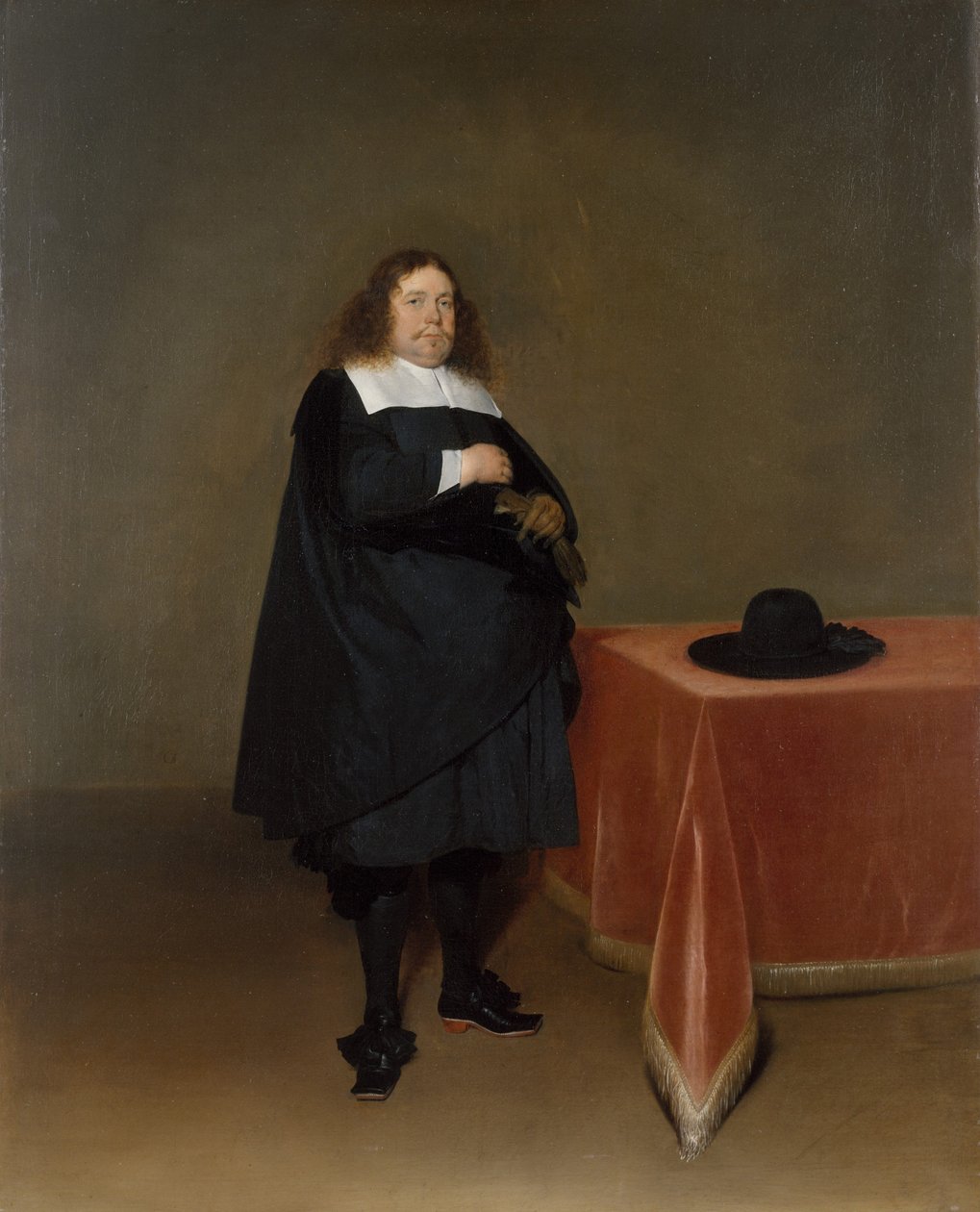 Burmistrz Jan van Duren, c.1666-67 autorstwa Gerard ter Borch