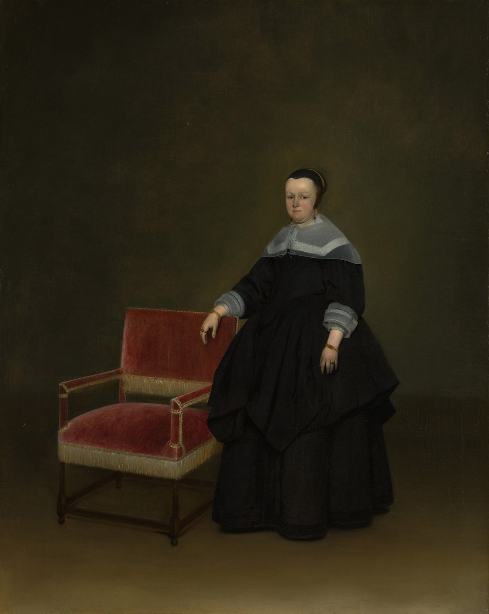 Margaretha van Haexbergen, c.1666-67 autorstwa Gerard ter Borch