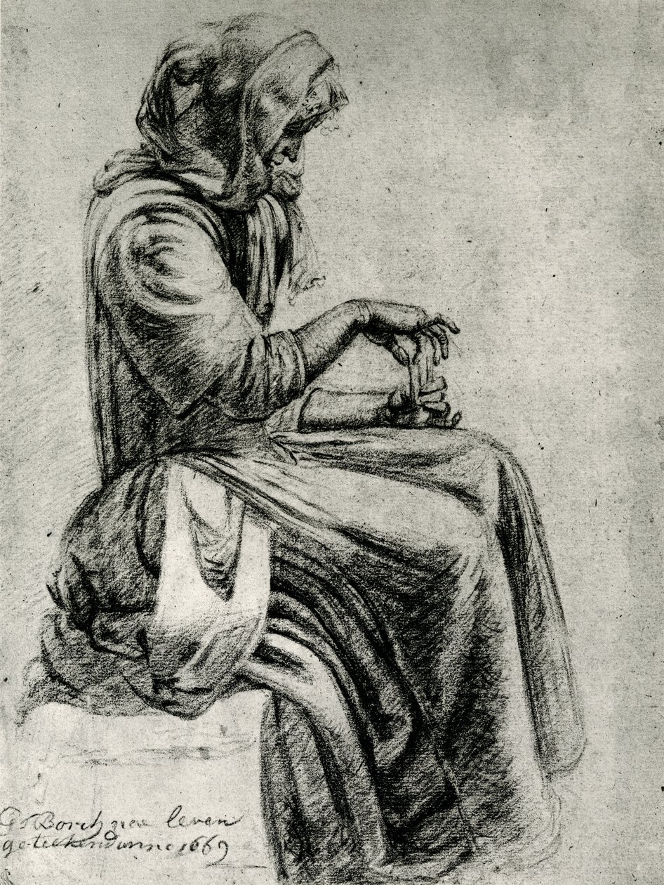 Wróżka autorstwa Gerard ter Borch