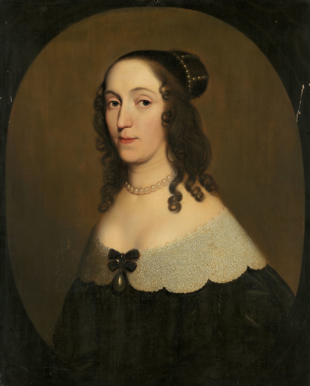 Portret Louise Christiny (1606-69), hrabiny Solms-Braunfels autorstwa Gerard van Honthorst (workshop of)