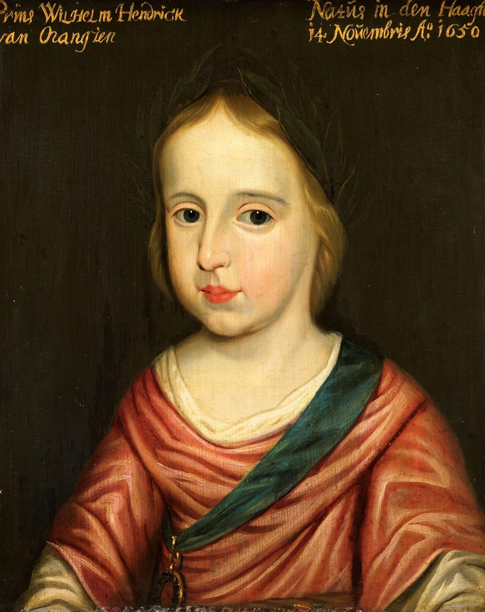 Portret Wilhelma III, księcia Orange autorstwa Gerard van Honthorst (workshop of)