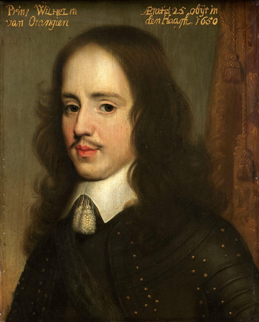 Portret Wilhelma II, księcia Orange autorstwa Gerard van Honthorst (workshop of)