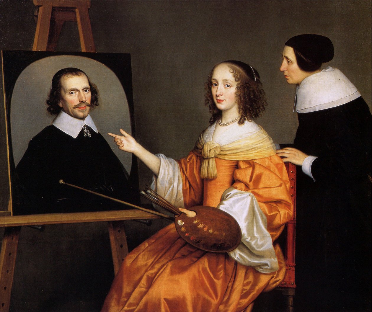 niderlandzki: Margaretha Maria de Roodere (ok. 1625-1666) Margaretha Maria de Roodere (ok. 1625-1666) autorstwa Gerard van Honthorst