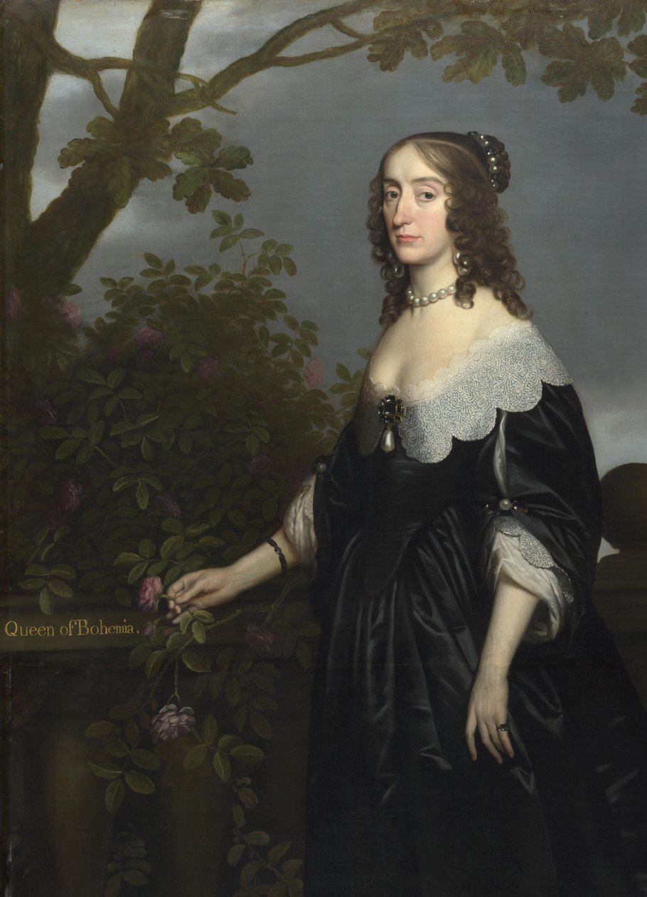 Elżbieta Stuart, królowa Czech autorstwa Gerard van Honthorst