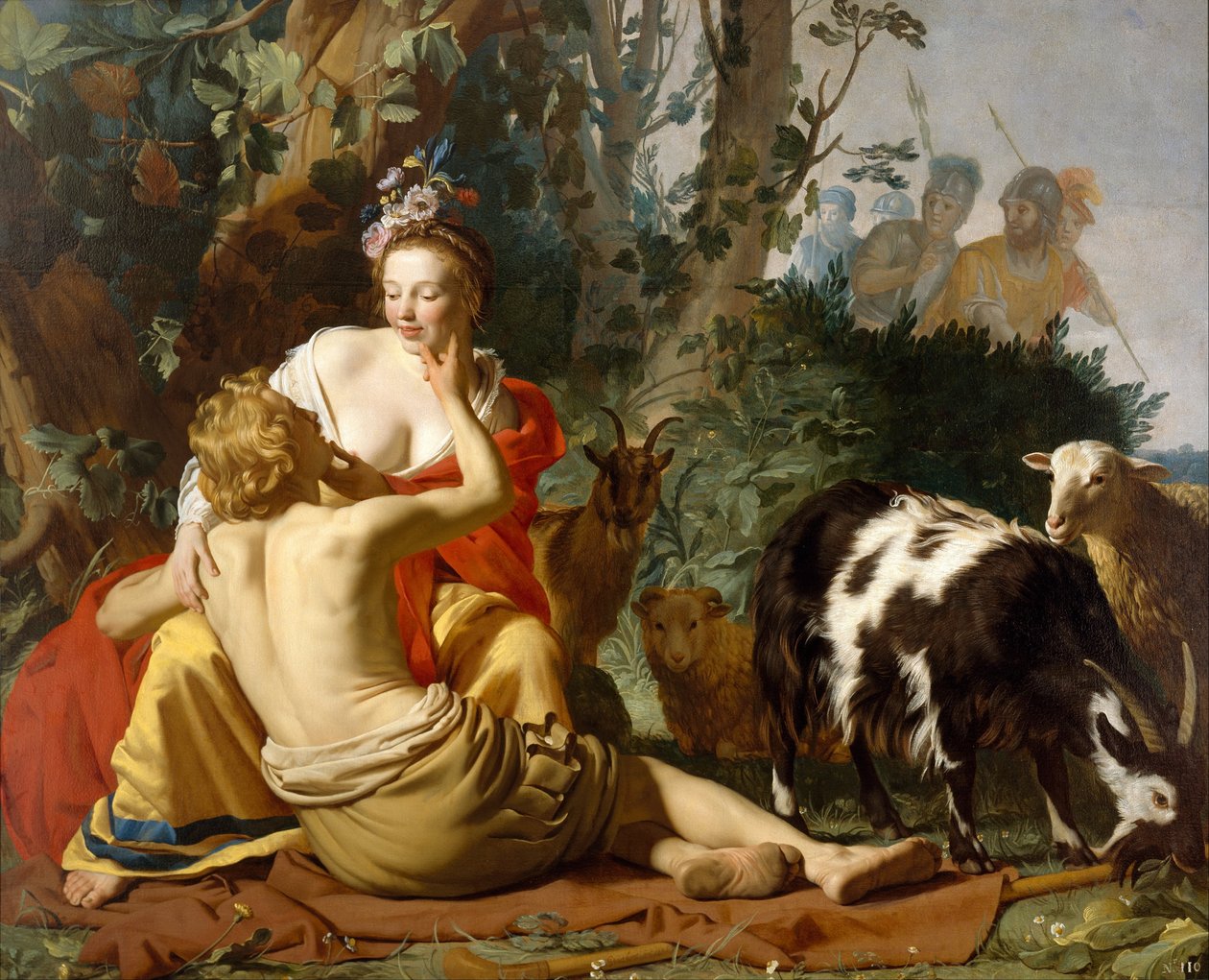 Granida i Daifilo autorstwa Gerard van Honthorst