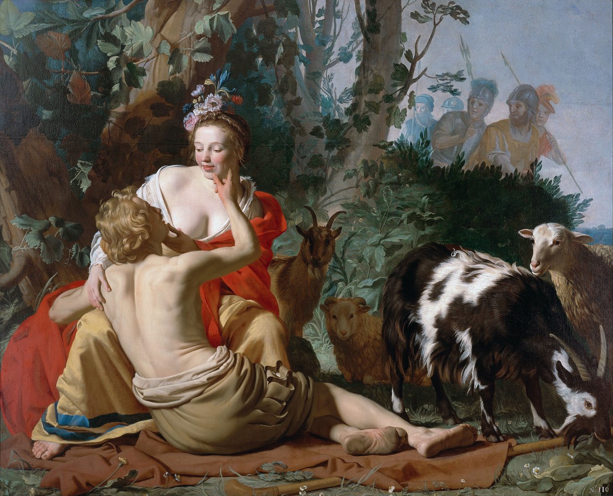 Granida i Daifilo autorstwa Gerard van Honthorst