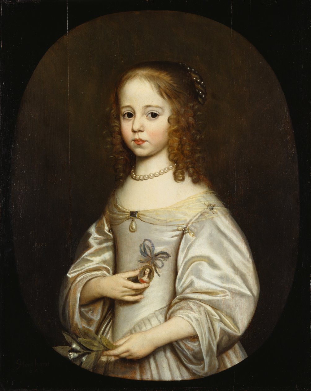 Księżniczka Maria von Oranien-Nassau (1642-1688) autorstwa Gerard van Honthorst