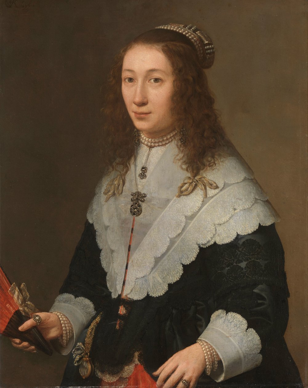 Catharina van Well (1626-1722), żona Guilliaama van Bleyswijk autorstwa Gerard van Kuijl