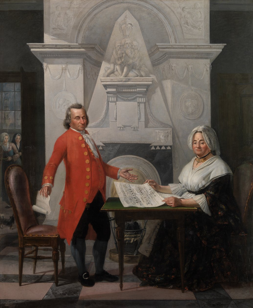 Jubileuszowy portret rodziny de San (olej na płótnie) autorstwa Gerardus de San