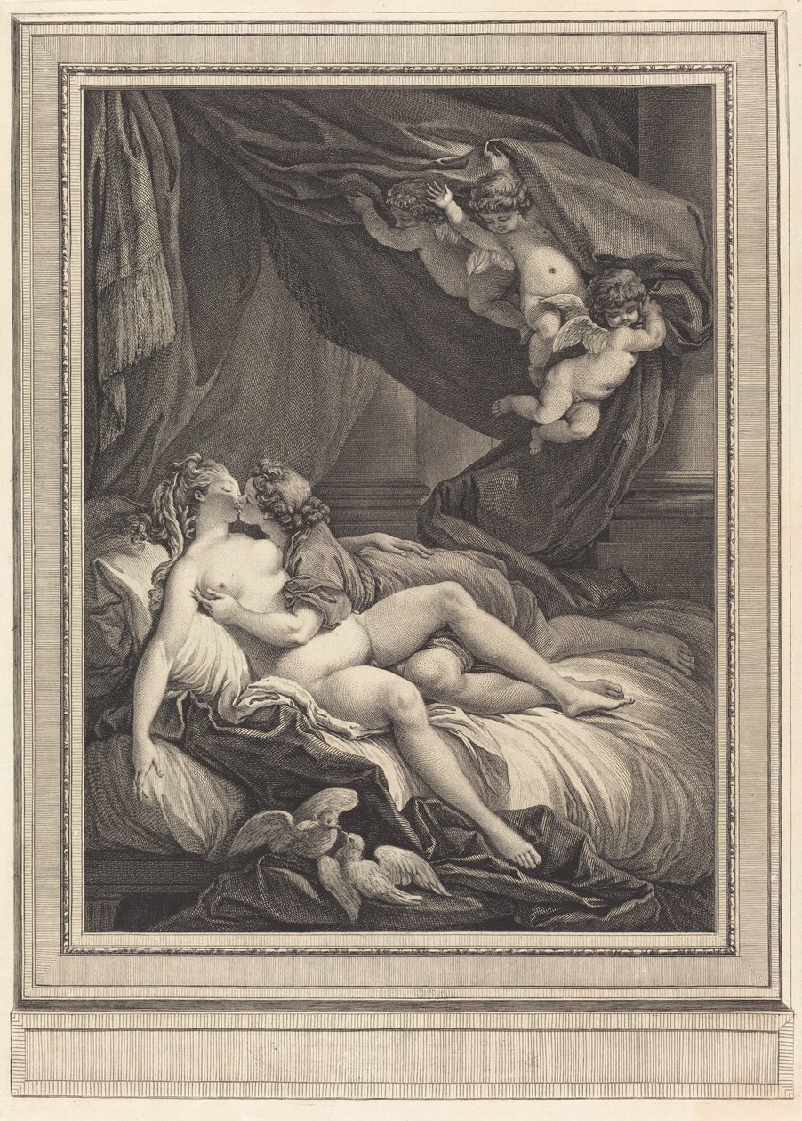 Wenus i Adonis. autorstwa Geraud Vidal