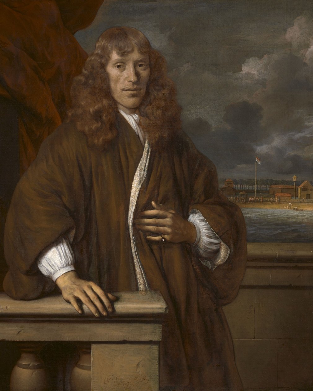Portret oficera Holenderskiej Kompanii Wschodnioindyjskiej autorstwa Gerbrand van den Eeckhout