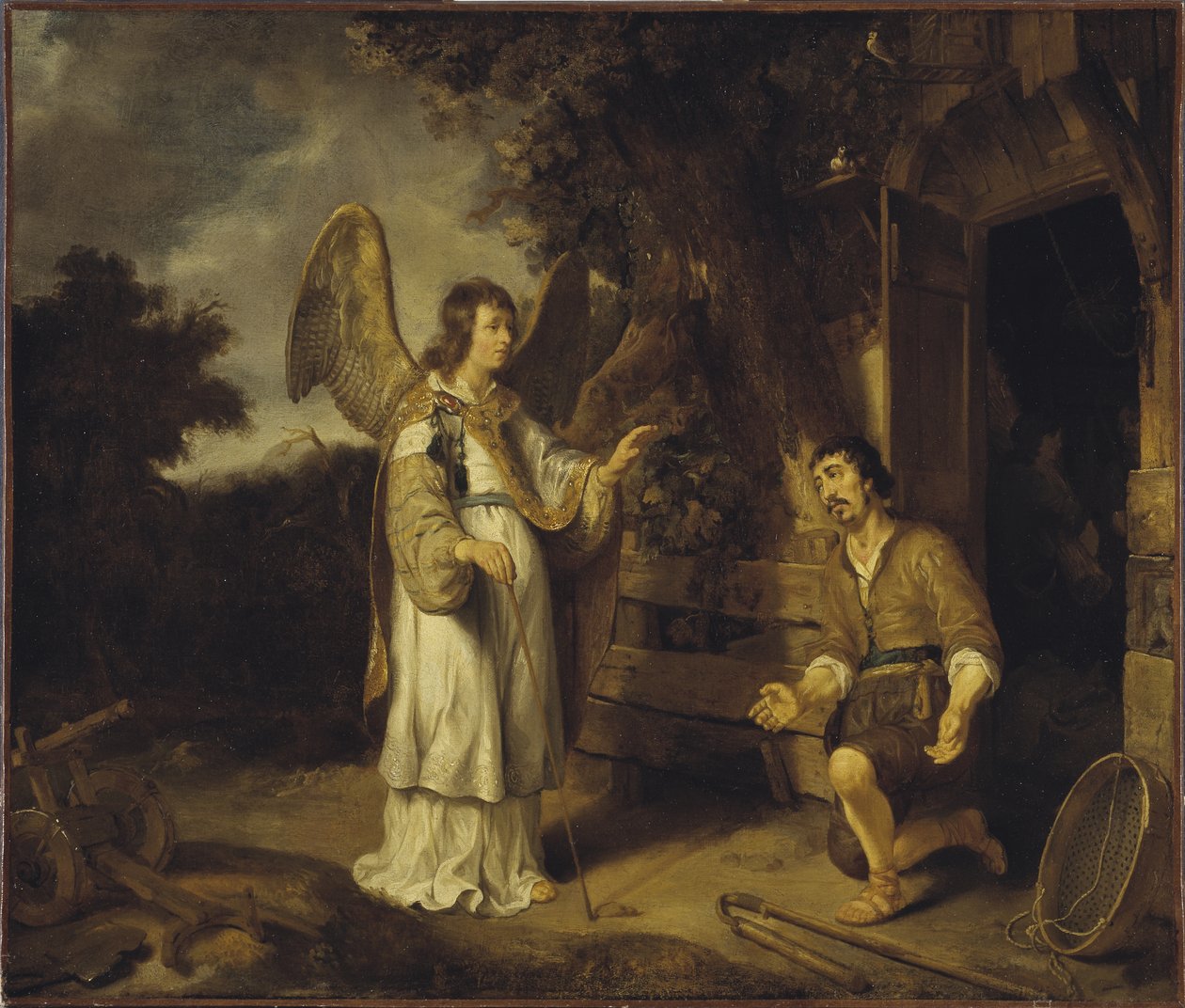 Anioł i Gedeon, 1640 autorstwa Gerbrand van den Eeckhout