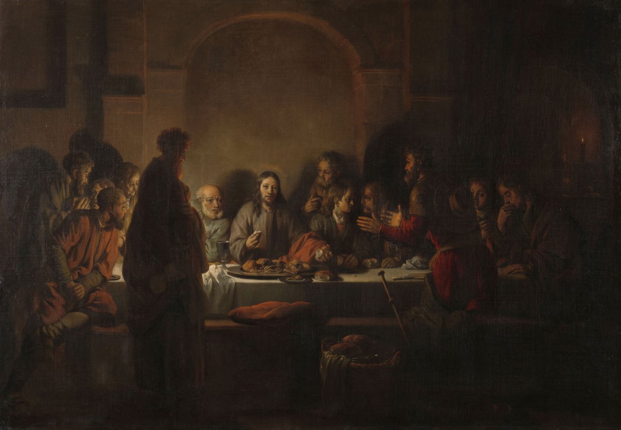Ostatnia Wieczerza, 1664 autorstwa Gerbrand van den Eeckhout