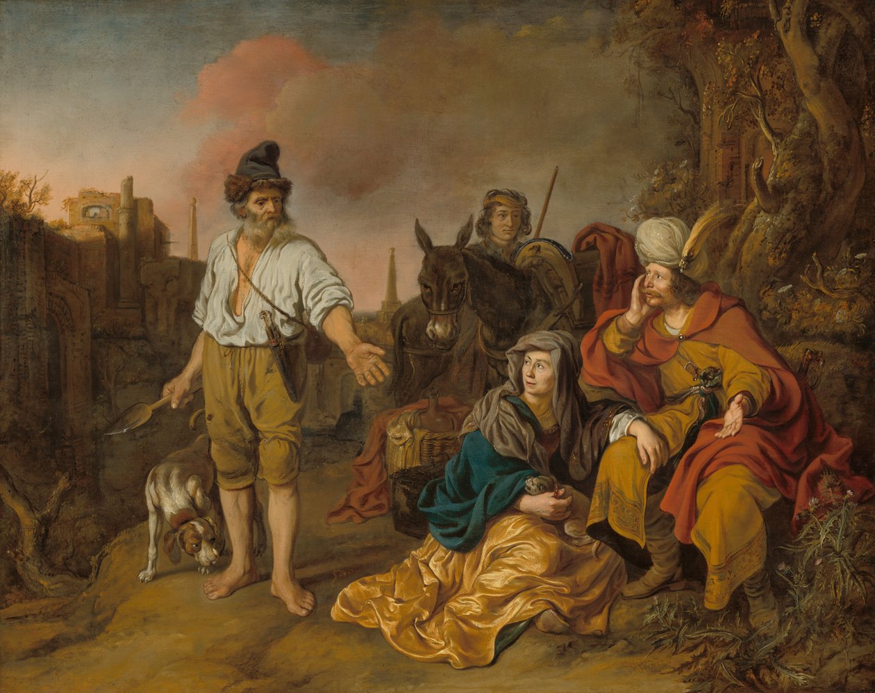 Lewita w Gibeah, początek lat czterdziestych XVII wieku. autorstwa Gerbrand van den Eeckhout