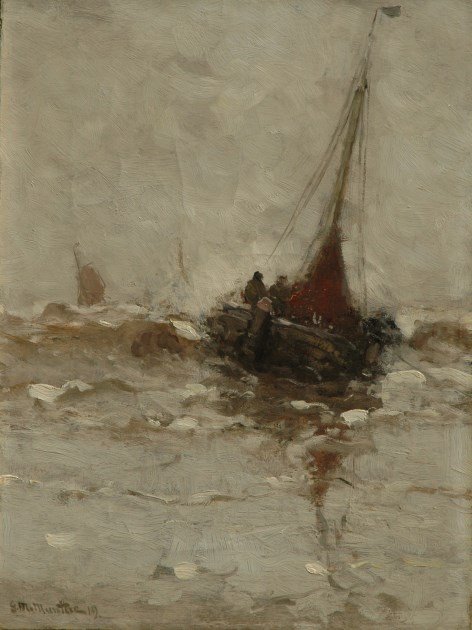 Bomschuit w surf autorstwa Gerhard Morgenstjerne Munthe